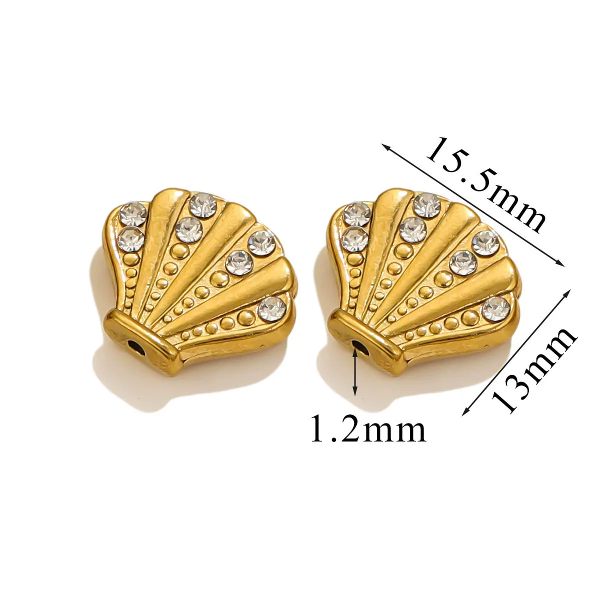 Stainless Steel Love Pattern Hollow Heart Bead Bracelet Jewelry Accessories With Crystal Diamond Zirconium Casting Process - Image 7