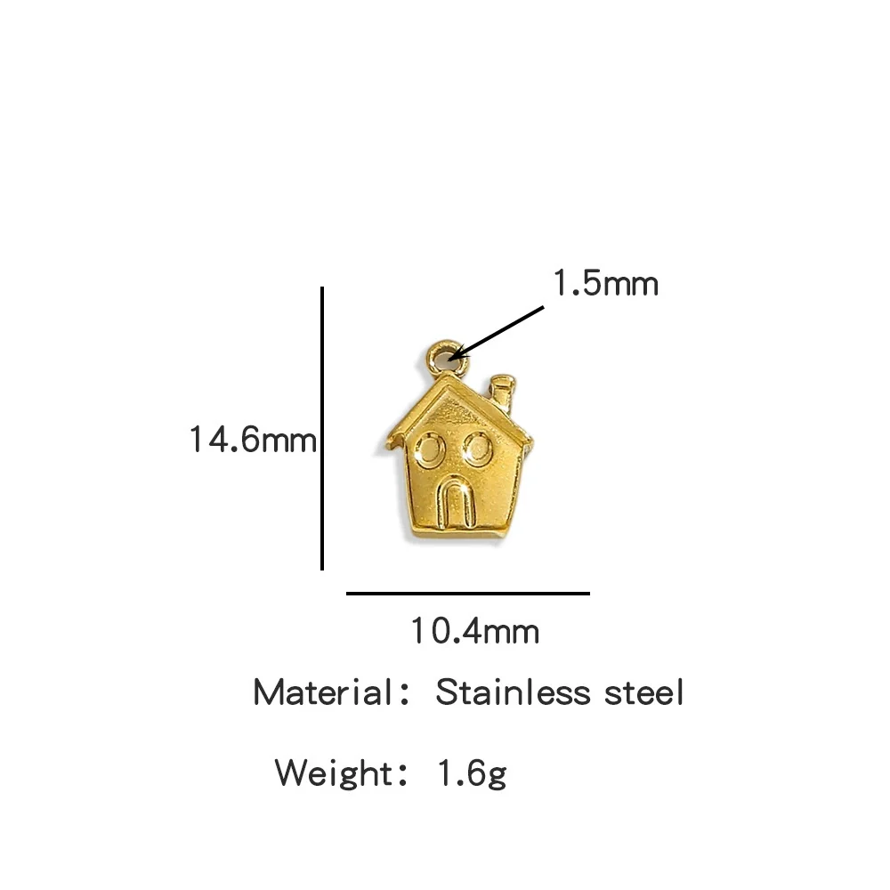 Stainless Steel Marine Series Shell Conch Sea Star Jewelry Accessories Pendant With Electroplating - Image 17