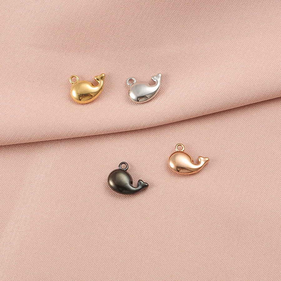 Stainless Steel Mini Electric Throw Pendant Marine Series Shell Whale Cartoon Animal Diy Jewelry Accessories - Image 10