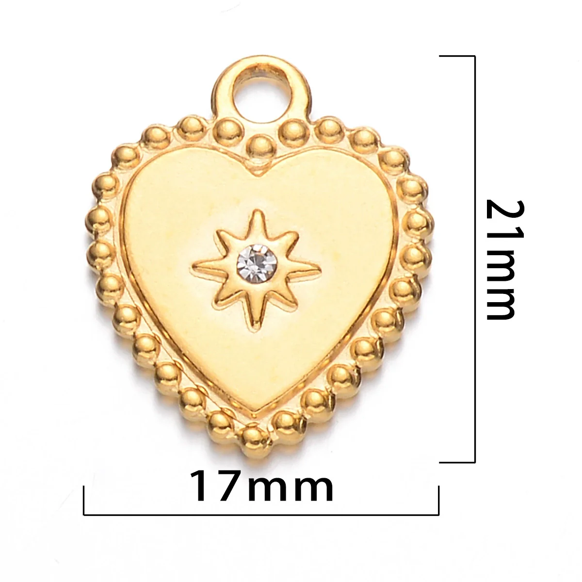 Stainless Steel Moon Star Pendant Jewelry With Electroplating Treatment And Irregular Shape - Image 6