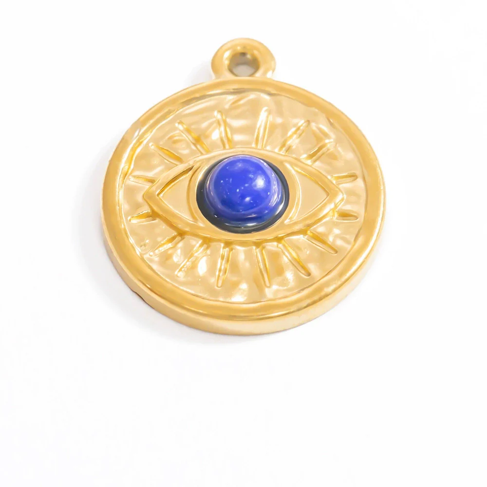 Stainless Steel Natural Stone Pendant Necklace Jewelry Accessories Elegant Minimalist Electroplated - Image 5