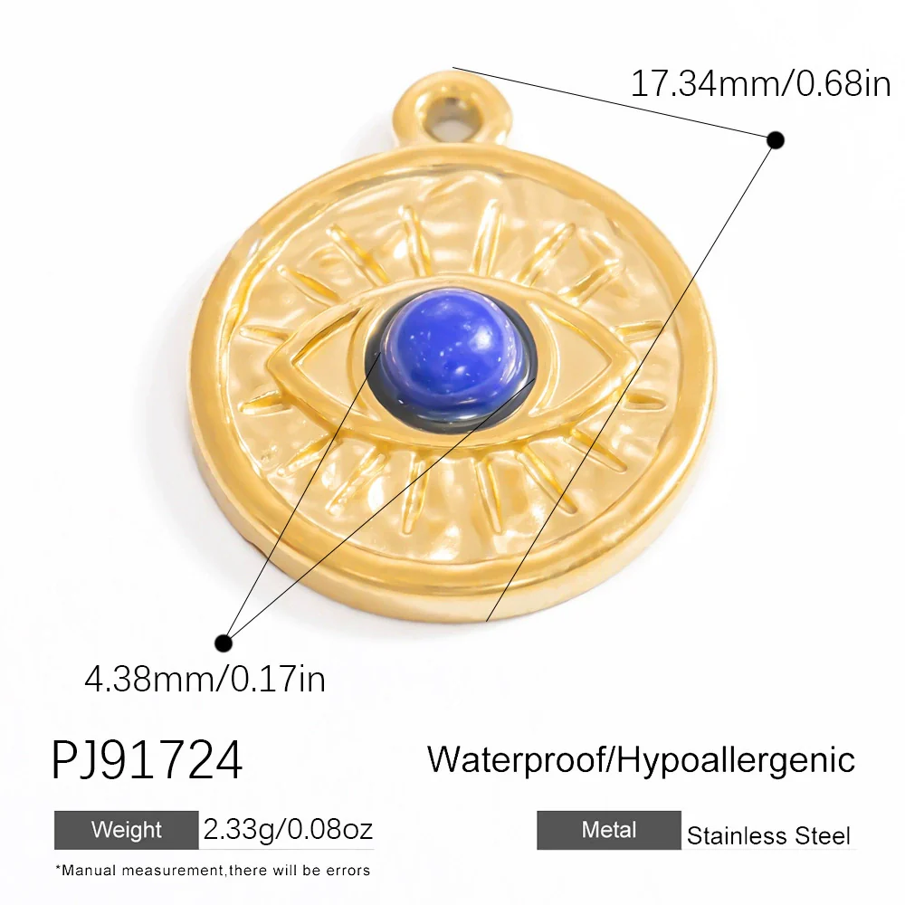 Stainless Steel Natural Stone Pendant Necklace Jewelry Accessories Elegant Minimalist Electroplated - Image 6