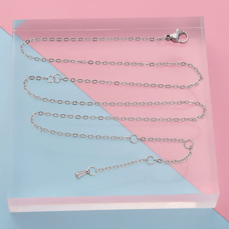 Stainless Steel Necklace Furnace Vacuum Electroplated Glossy Jewelry Accessories - Image 4