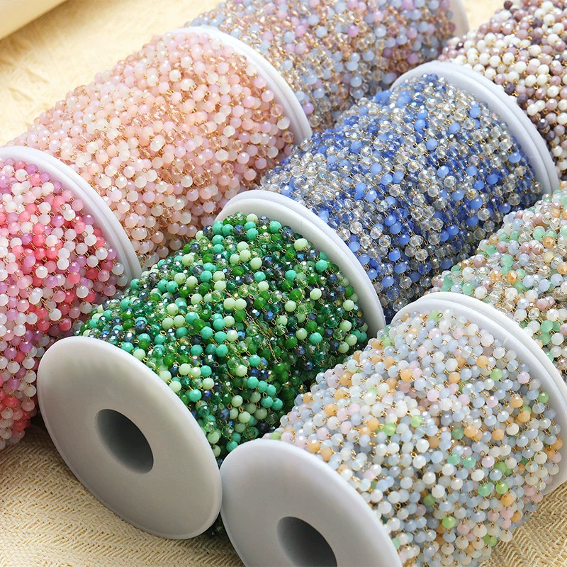 Stainless Steel O Shape Geometric Handmade Electroplated Beads Chain Jewelry Accessories For Necklace Bracelet - Image 4