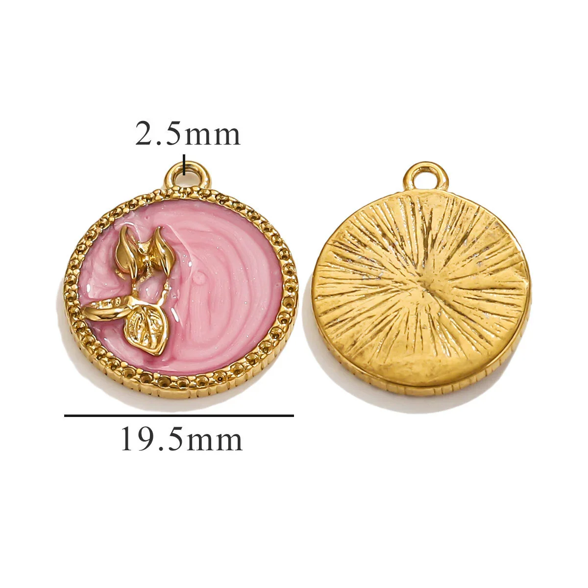 Stainless Steel Oil Drop And Flower Pearls Pendant Necklace Bracelet Accessories - Image 26