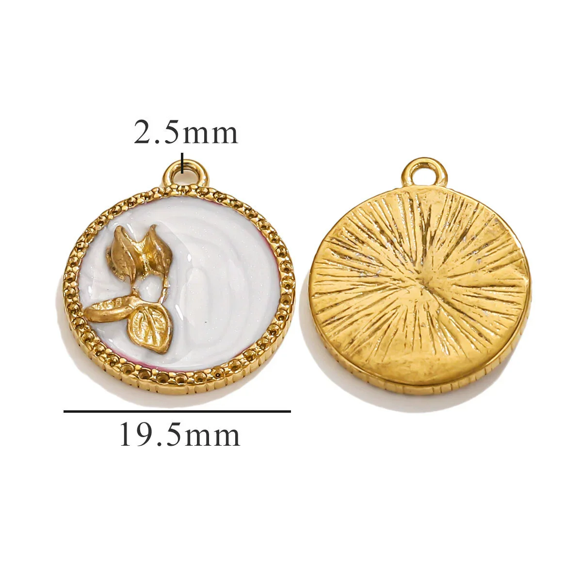 Stainless Steel Oil Drop And Flower Pearls Pendant Necklace Bracelet Accessories - Image 27