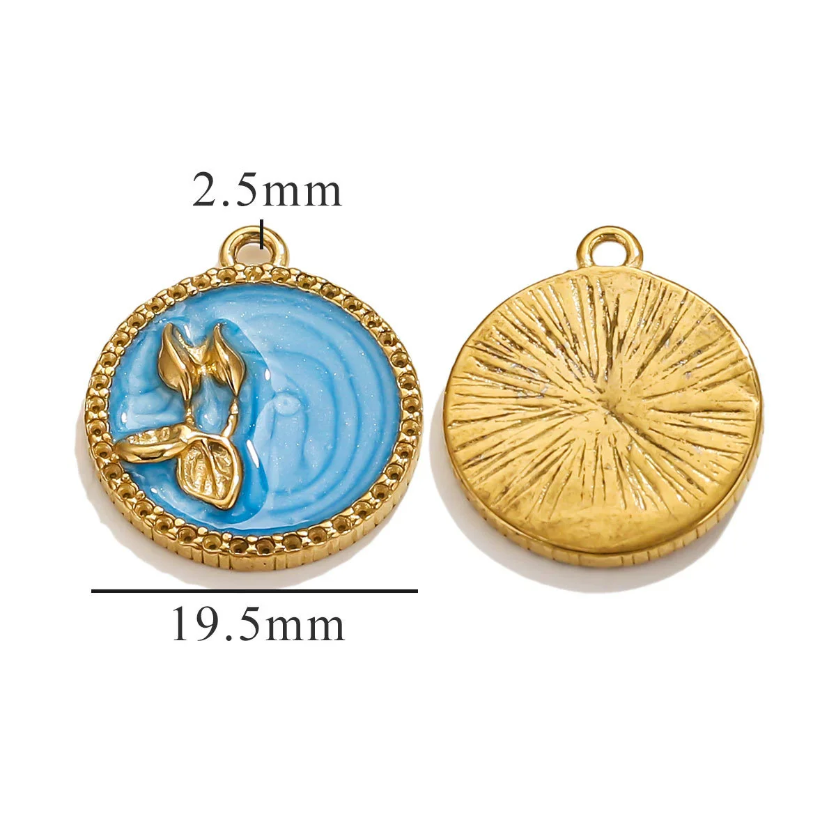 Stainless Steel Oil Drop And Flower Pearls Pendant Necklace Bracelet Accessories - Image 28