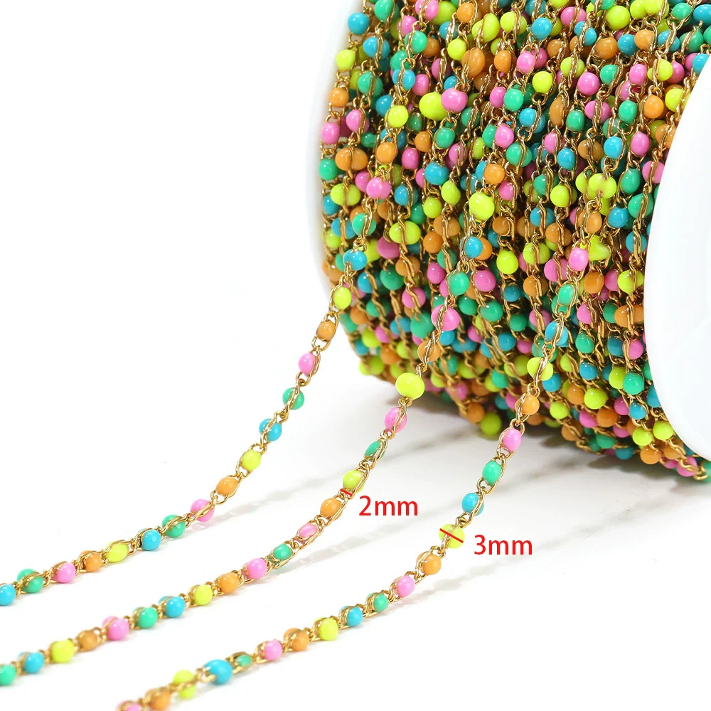 Stainless Steel Oil Drop Chain Jewelry Necklace Chain Accessories For Men And Women - Image 6