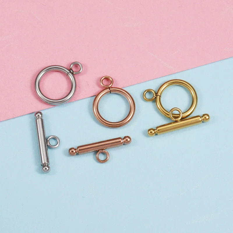 Stainless Steel Ot Buckle Jewelry Accessories Diy Handmade Materials For Necklace And Bracelet With Electroplating