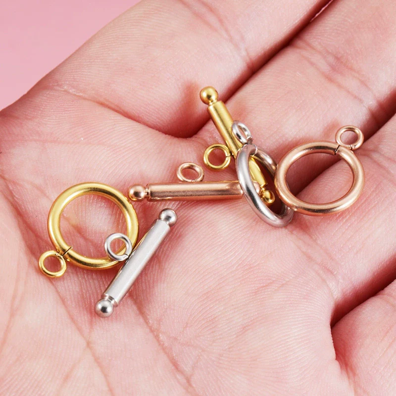 Stainless Steel Ot Buckle Jewelry Accessories Diy Handmade Materials For Necklace And Bracelet With Electroplating - Image 2