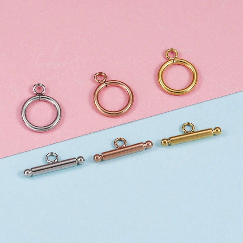 Stainless Steel Ot Buckle Jewelry Accessories Diy Handmade Materials For Necklace And Bracelet With Electroplating - Image 3