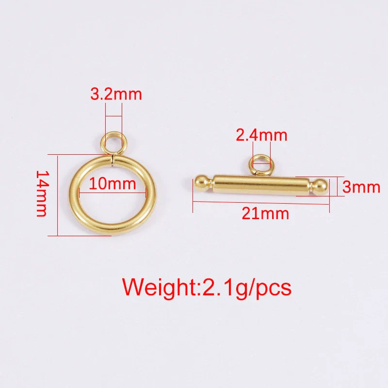 Stainless Steel Ot Buckle Jewelry Accessories Diy Handmade Materials For Necklace And Bracelet With Electroplating - Image 4