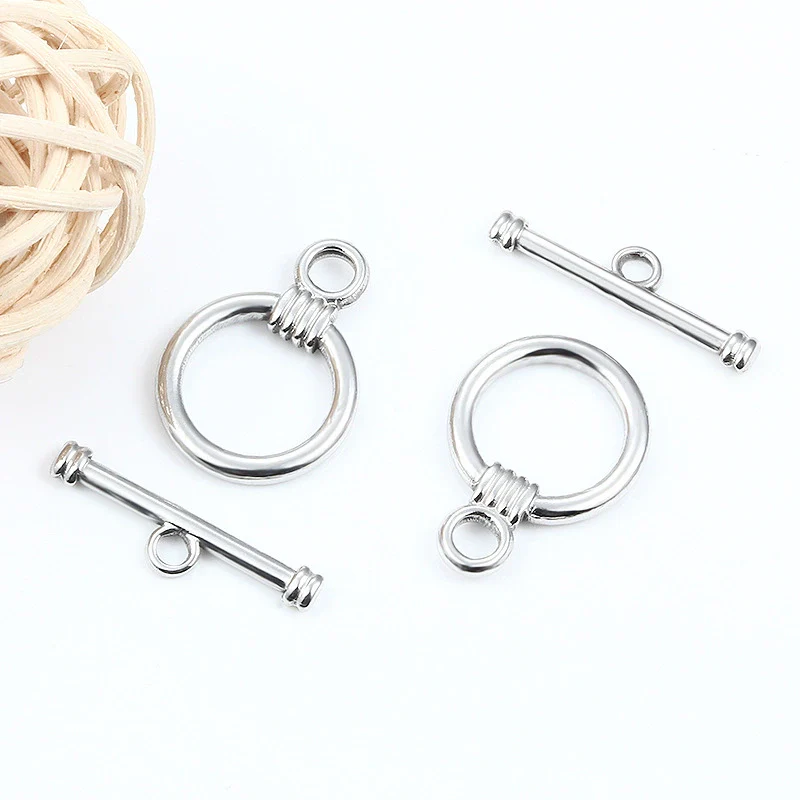 Stainless Steel Ot Ring Bar Jewelry Connecting Buckle Electroplated For Men And Women - Image 5