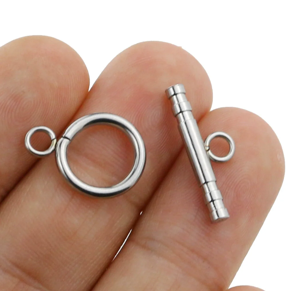 Stainless Steel Ot Stick Jewelry Connection Buckle Electroplated Totem Bracelet Necklace Jewelry Accessories - Image 4
