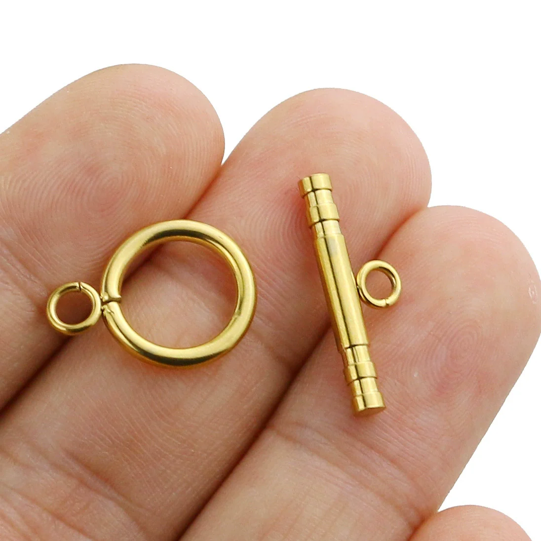 Stainless Steel Ot Stick Jewelry Connection Buckle Electroplated Totem Bracelet Necklace Jewelry Accessories - Image 6