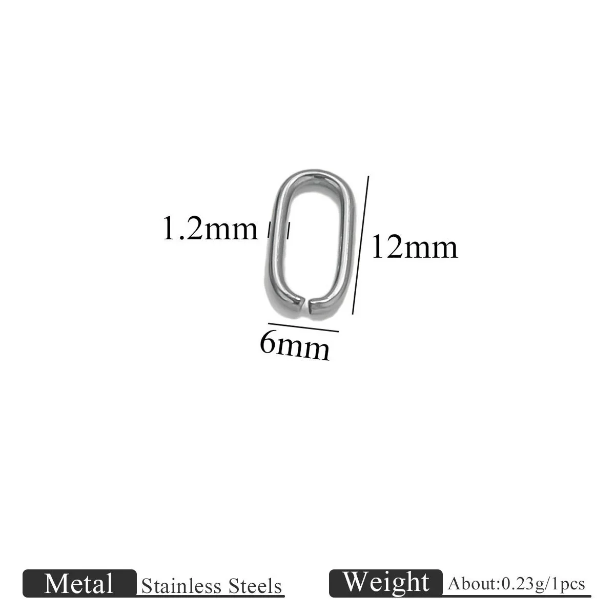 Stainless Steel Oval Melon Seed Jewelry Buckle Necklace Diy Handmade Electroplated Semi Finished Pendant Jewelry Accessories - Image 27