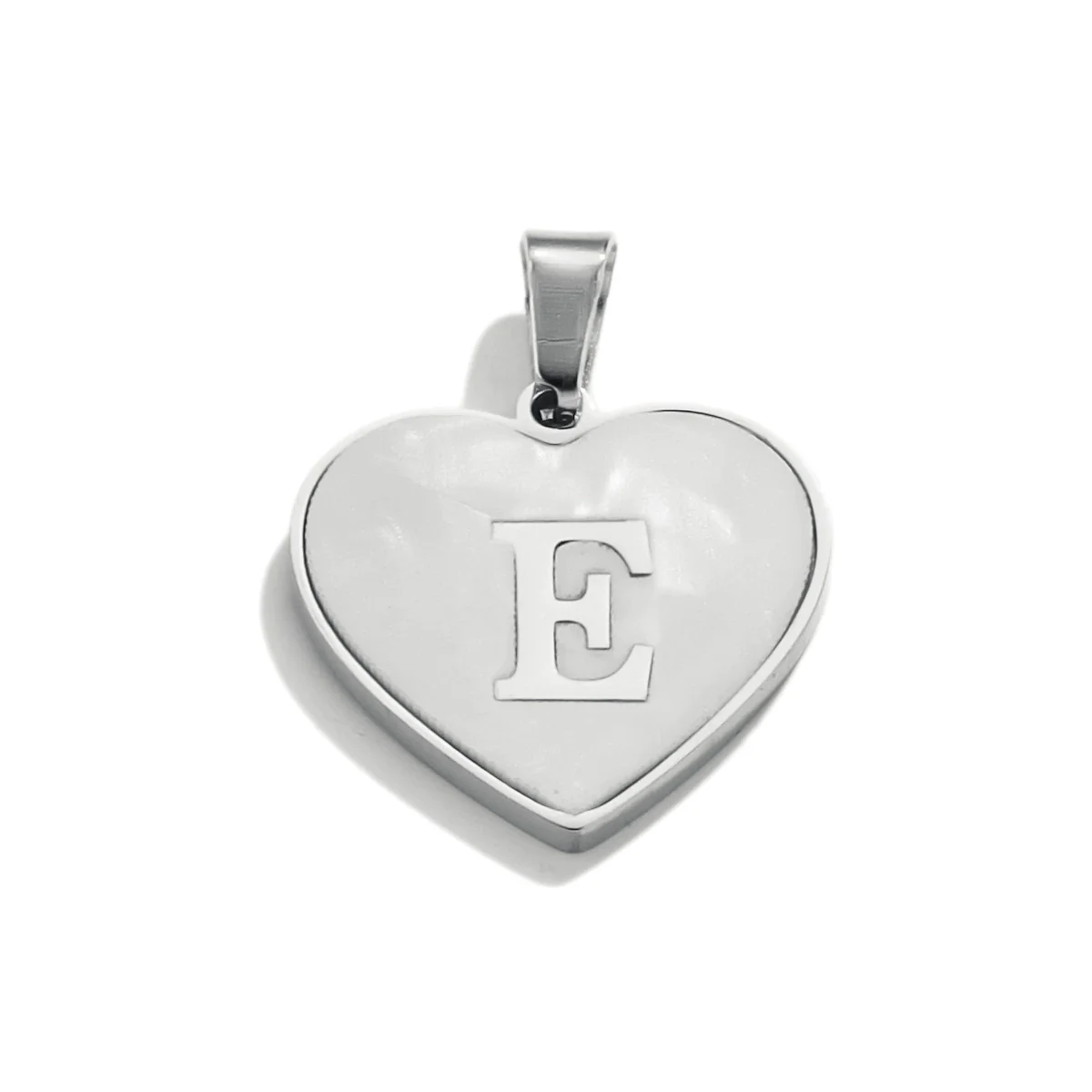 Stainless Steel Peach Heart And English Letter Diy Handmade Electroplated Pendant Necklace Accessories - Image 36
