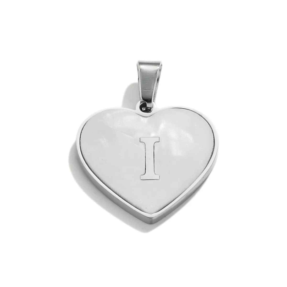 Stainless Steel Peach Heart And English Letter Diy Handmade Electroplated Pendant Necklace Accessories - Image 40