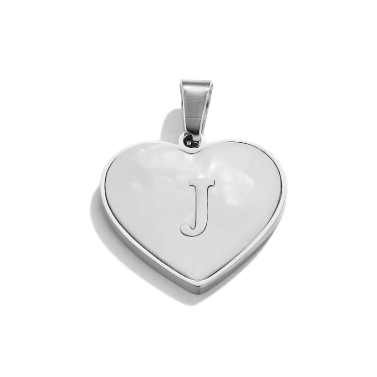 Stainless Steel Peach Heart And English Letter Diy Handmade Electroplated Pendant Necklace Accessories - Image 41