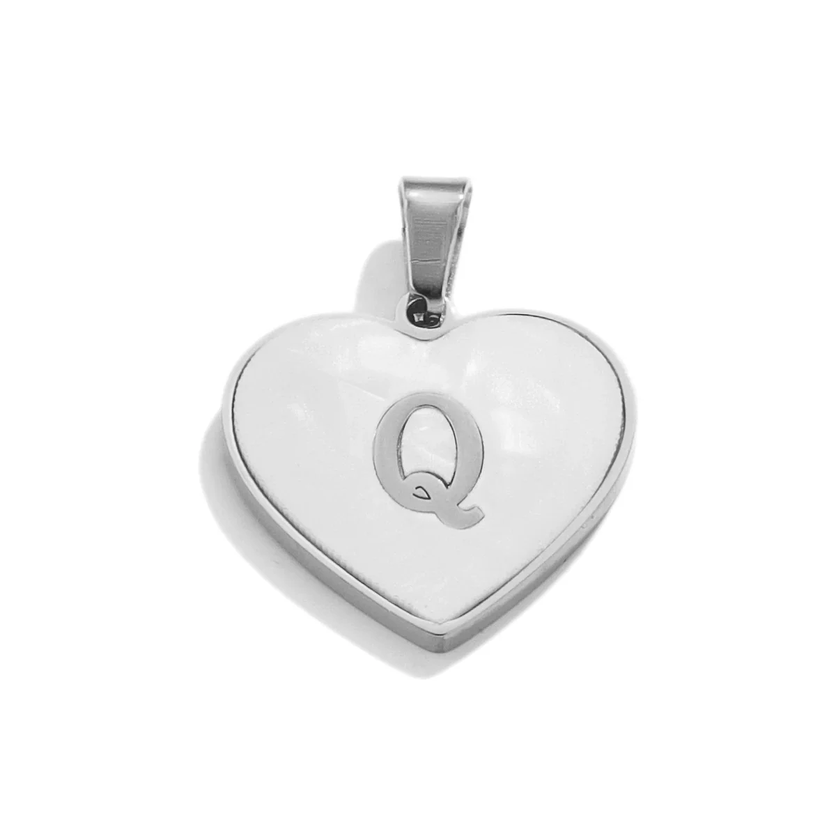 Stainless Steel Peach Heart And English Letter Diy Handmade Electroplated Pendant Necklace Accessories - Image 48