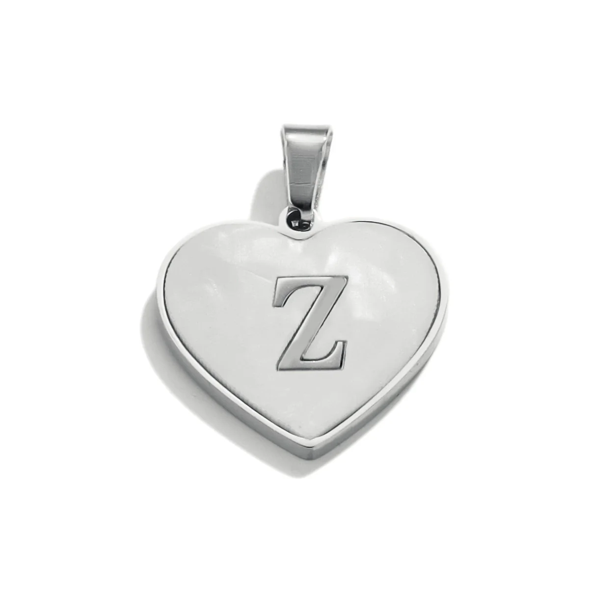 Stainless Steel Peach Heart And English Letter Diy Handmade Electroplated Pendant Necklace Accessories - Image 57