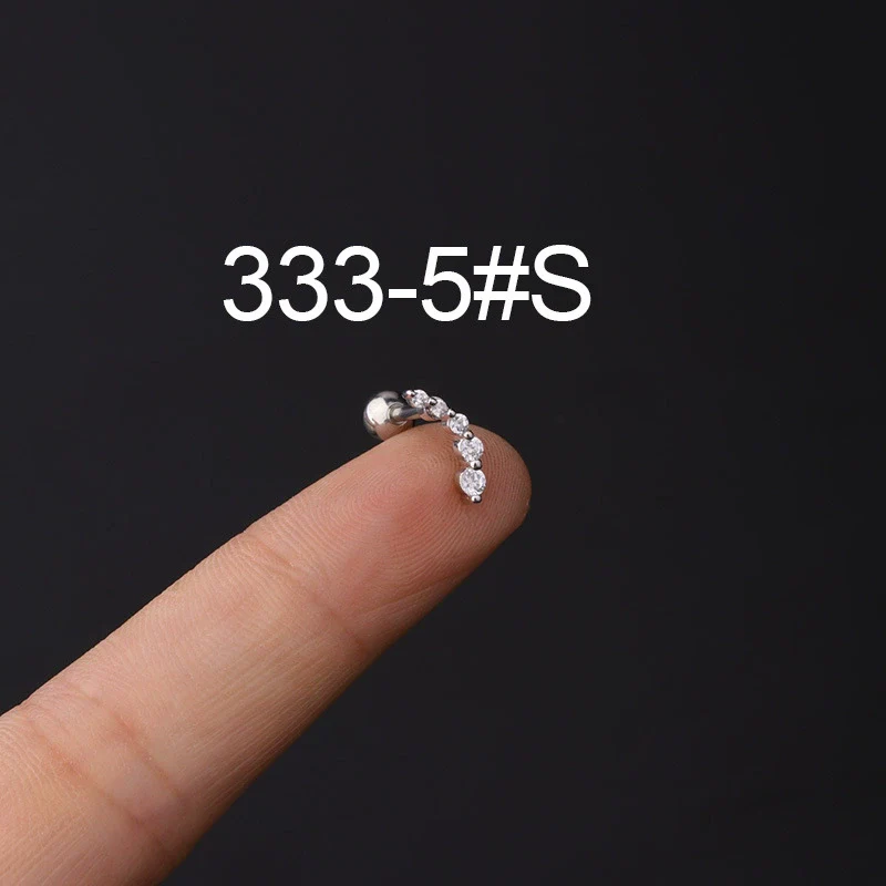Stainless Steel Piercing Earrings Geometric Electroplated Fashion Jewelry - Image 10