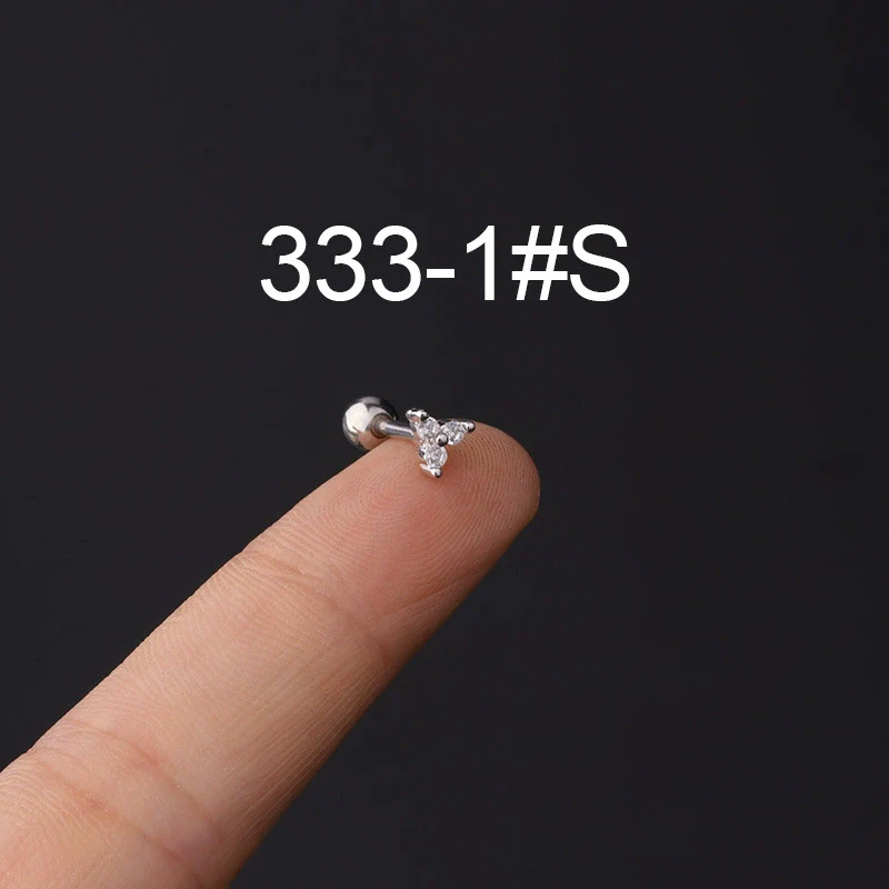 Stainless Steel Piercing Earrings Geometric Electroplated Fashion Jewelry - Image 6