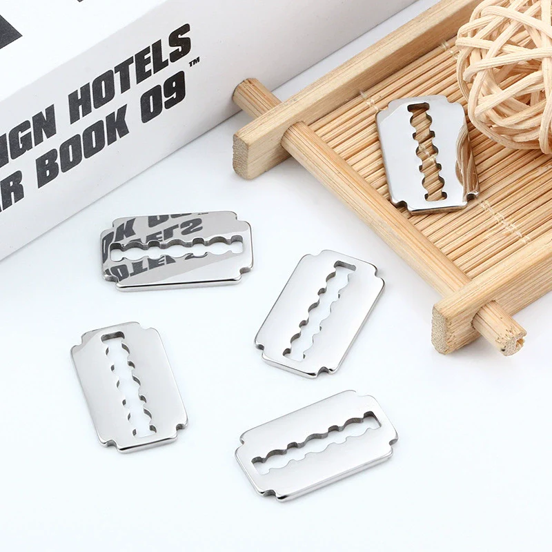 Stainless Steel Polished Blade Pendant Jewelry Accessories For Necklace Bracelet Earrings Diy - Image 4