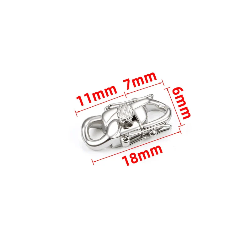 Stainless Steel Polished Dragon Buckle Jewelry Accessories For Necklace And Bracelet - Image 6