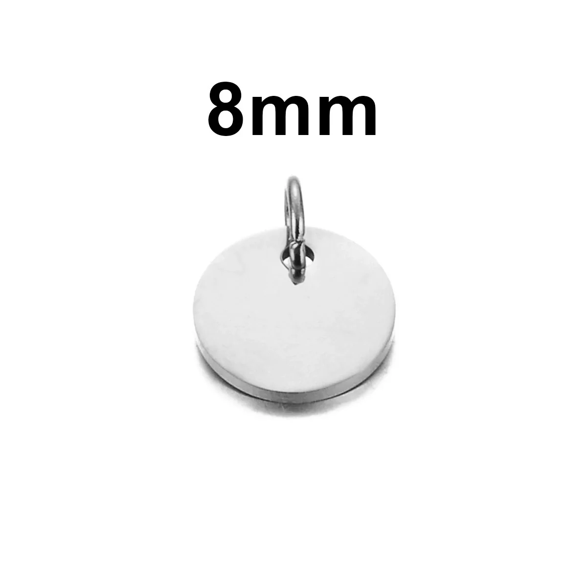 Stainless Steel Polished Heart Round Oval Rectangular Diamond Shape Electroplated Diy Pendant For Necklace And Bracelet - Image 6