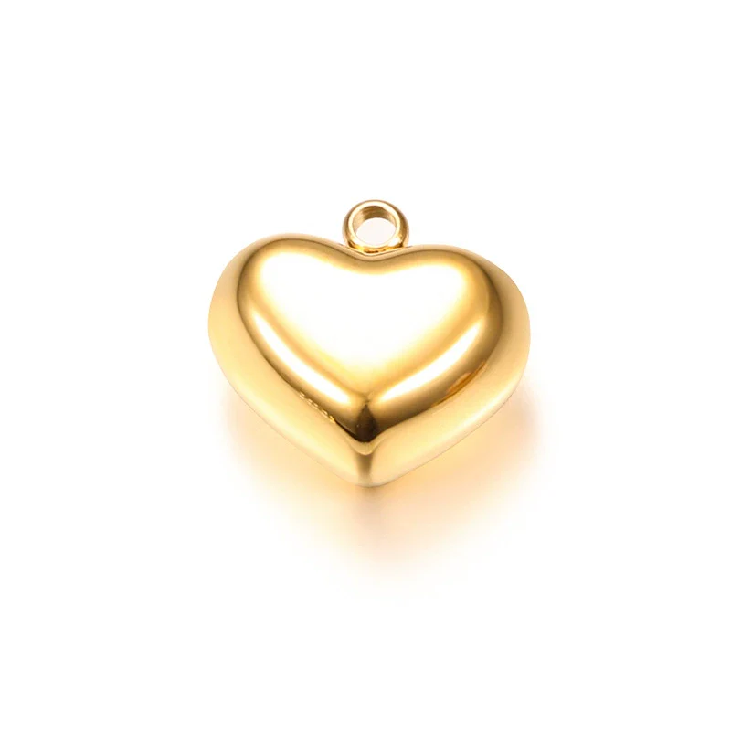 Stainless Steel Polished Heartshaped Pendant Necklace Bracelet With High Polishing And Laser Logo Electroplating Treatment - Image 8