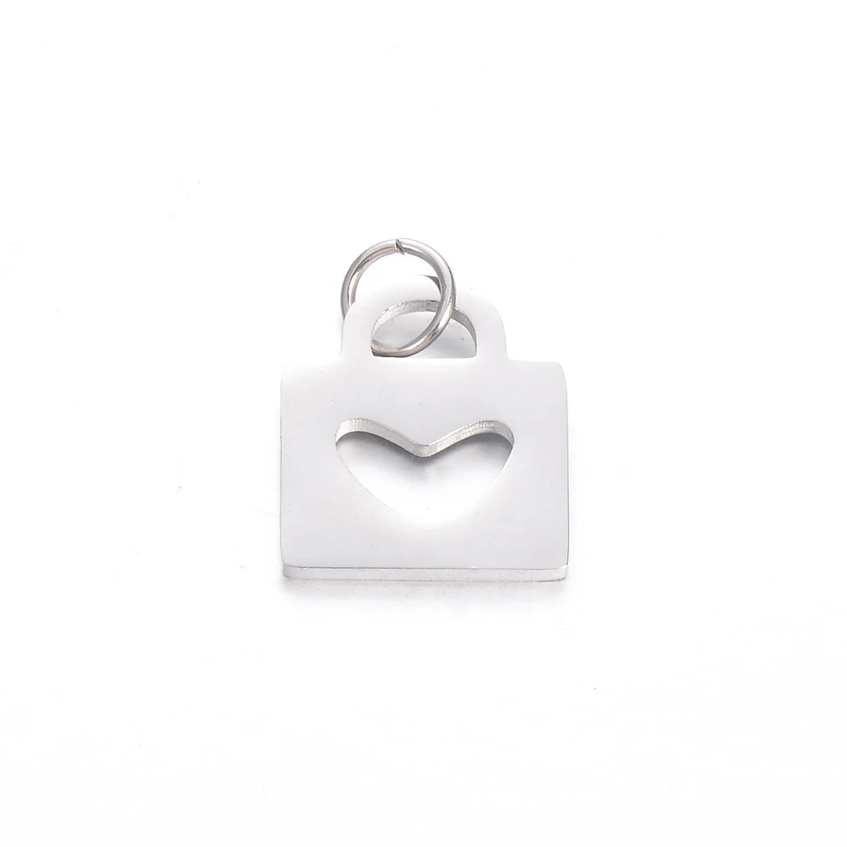 Stainless Steel Polished Hollow Palm Wings Key Lock Sun Star Compass Symbol Jewelry Pendant With Electroplating And Geometric Design - Image 6