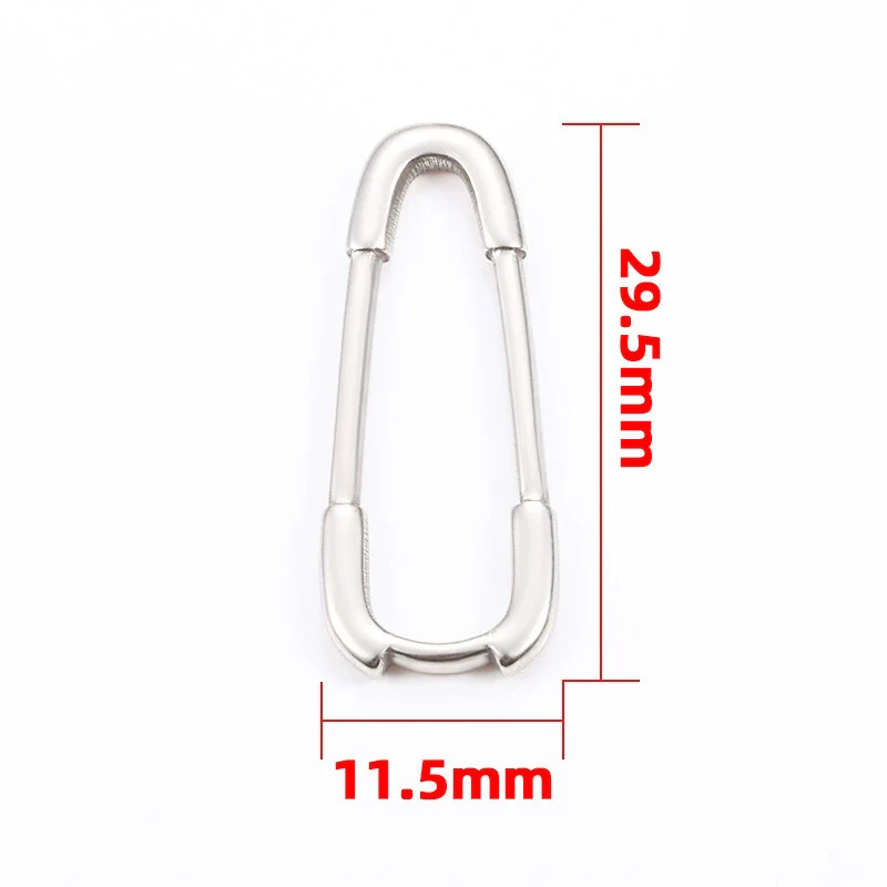 Stainless Steel Punk Pin Jewelry Necklace Bracelet Accessories Electroplated - Image 6