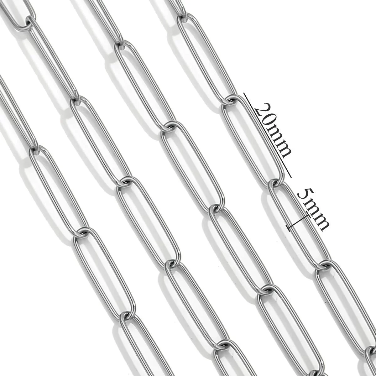 Stainless Steel Pvd Gold Plated Cross Chain Jewelry Accessories For Necklace And Bracelet Wholesale - Image 12