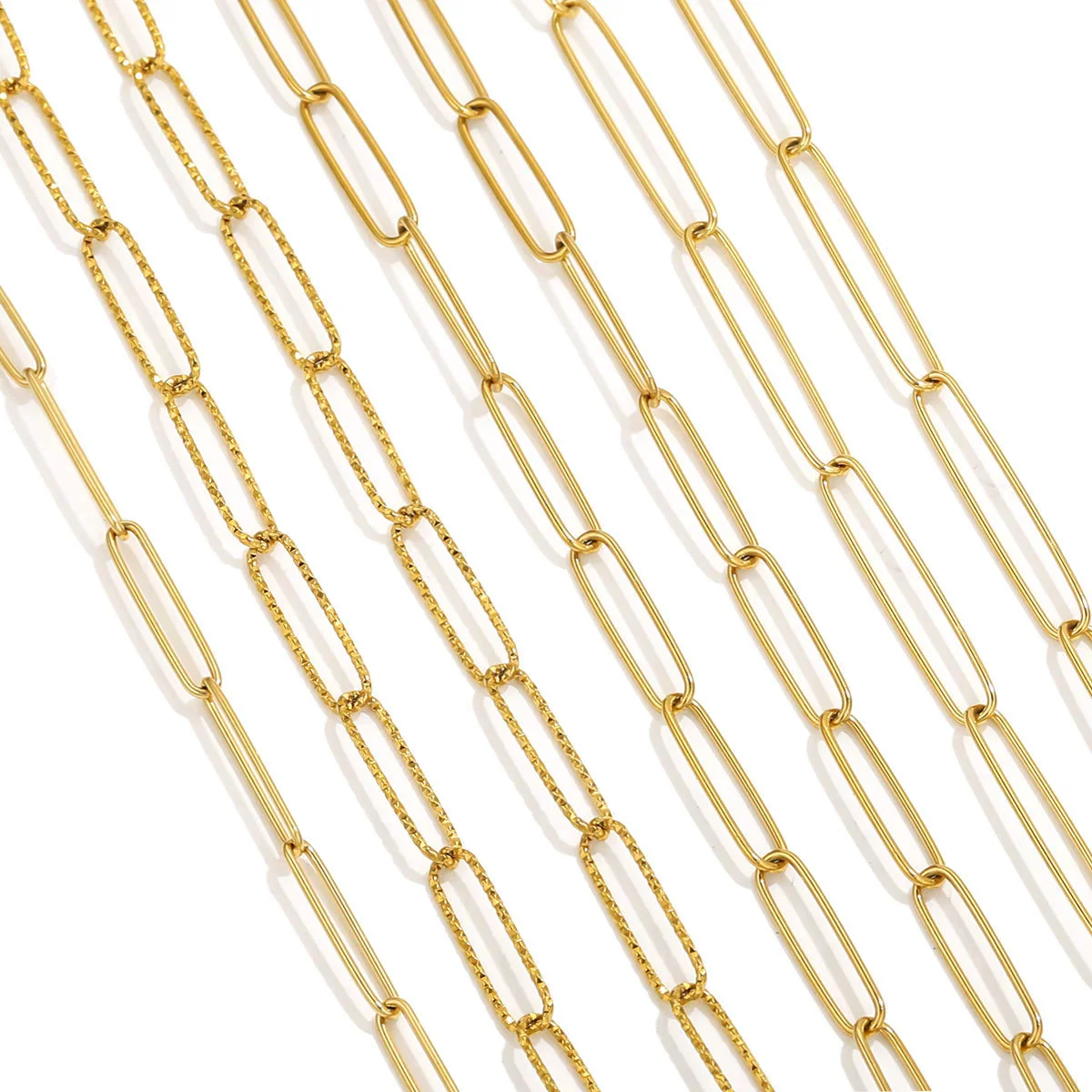 Stainless Steel Pvd Gold Plated Cross Chain Jewelry Accessories For Necklace And Bracelet Wholesale - Image 5