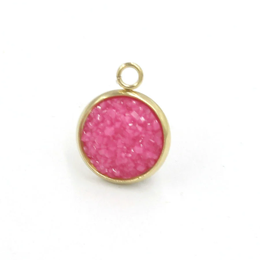 Stainless Steel Resin Baby's Breath Pendant Necklace Bracelet Jewelry Accessories Electroplated - Image 21