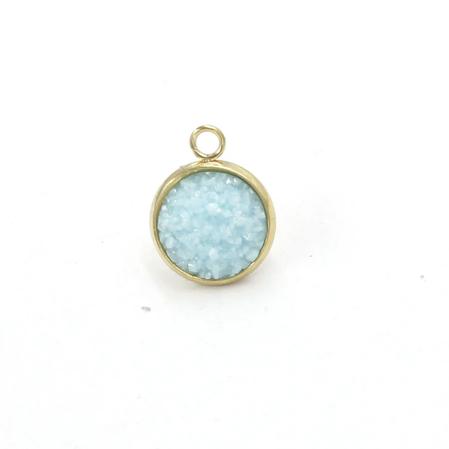 Stainless Steel Resin Baby's Breath Pendant Necklace Bracelet Jewelry Accessories Electroplated - Image 29