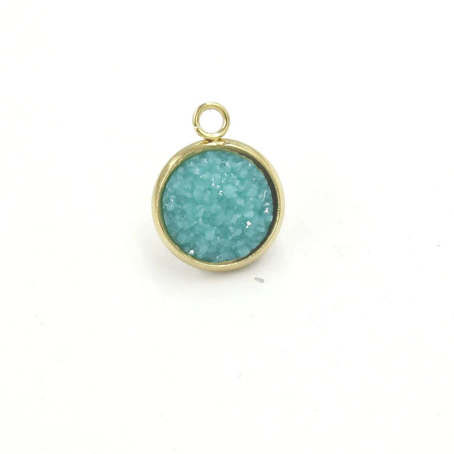 Stainless Steel Resin Baby's Breath Pendant Necklace Bracelet Jewelry Accessories Electroplated - Image 31