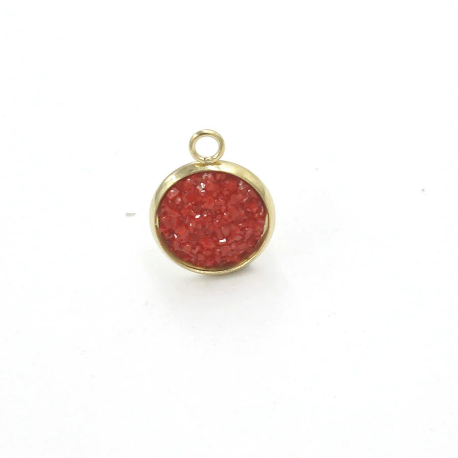 Stainless Steel Resin Baby's Breath Pendant Necklace Bracelet Jewelry Accessories Electroplated - Image 32