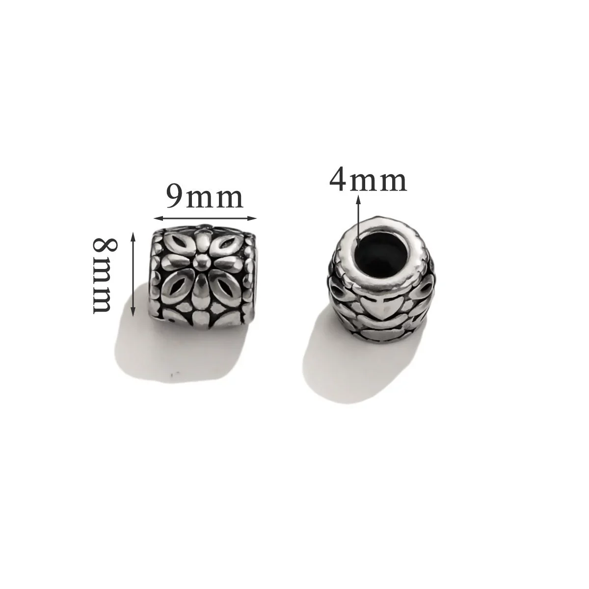 Stainless Steel Retro Black Pattern Handwoven Rope Beaded Bracelet Jewelry With 18K Gold Vacuum Plating - Image 17