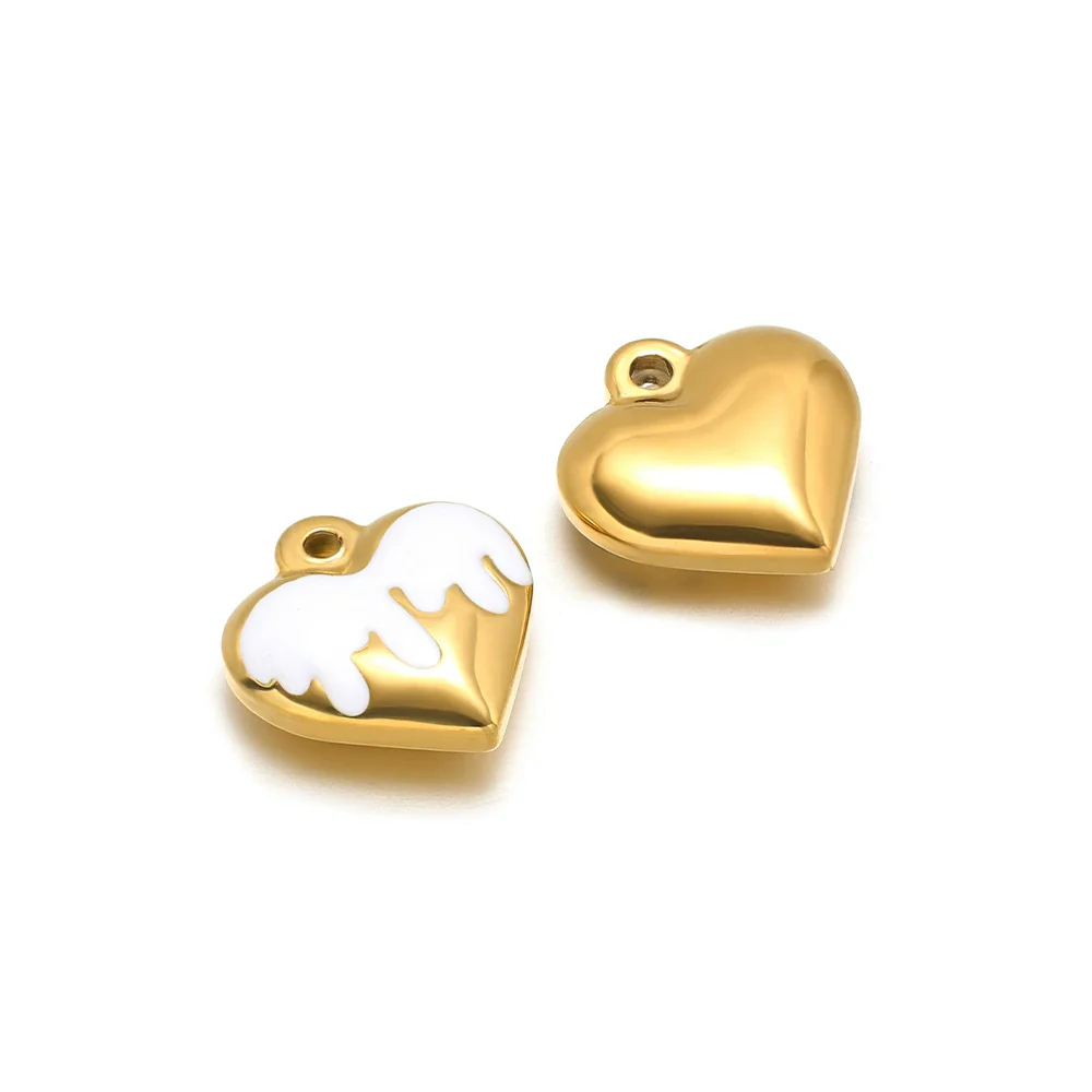 Stainless Steel Retro Heart Pendant Necklace Jewelry Accessories With Electroplating - Image 10