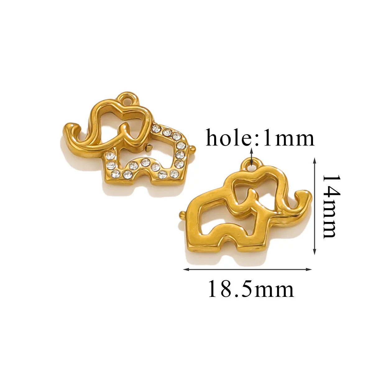 Stainless Steel Retro Starfish Love Diamond Pendant Bow Necklace Electroplating Jewelry Accessories - Image 16