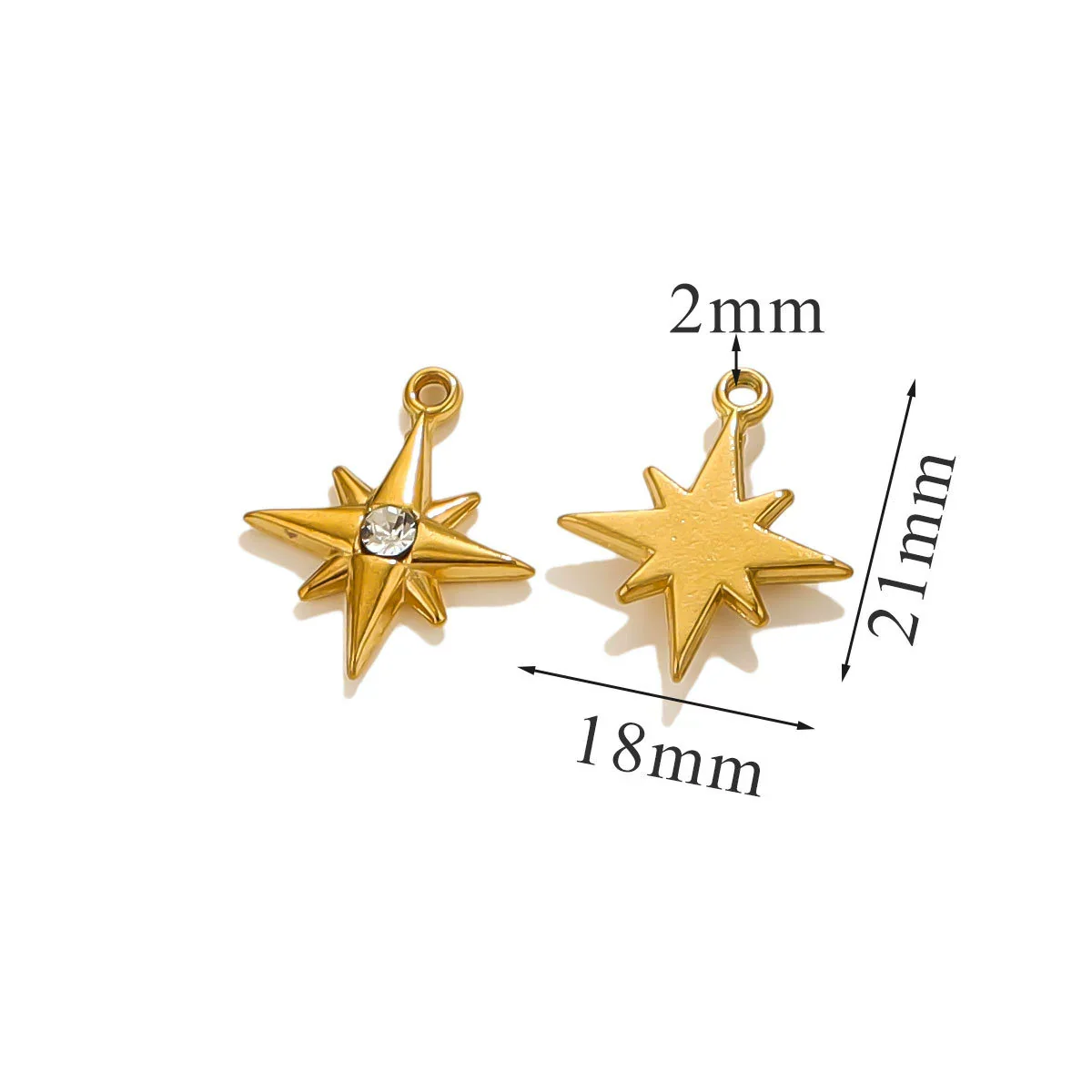 Stainless Steel Retro Starfish Love Diamond Pendant Bow Necklace Electroplating Jewelry Accessories - Image 6