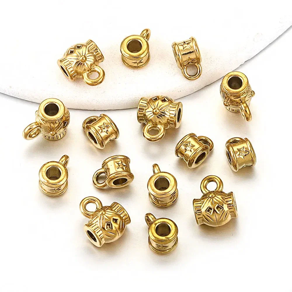 Stainless Steel Retro Totem Beads For Diy Jewelry Accessories Electroplated - Image 3