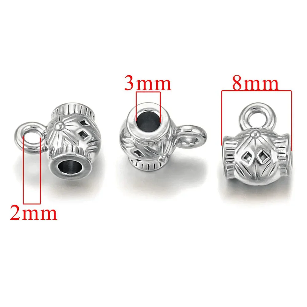 Stainless Steel Retro Totem Beads For Diy Jewelry Accessories Electroplated - Image 8