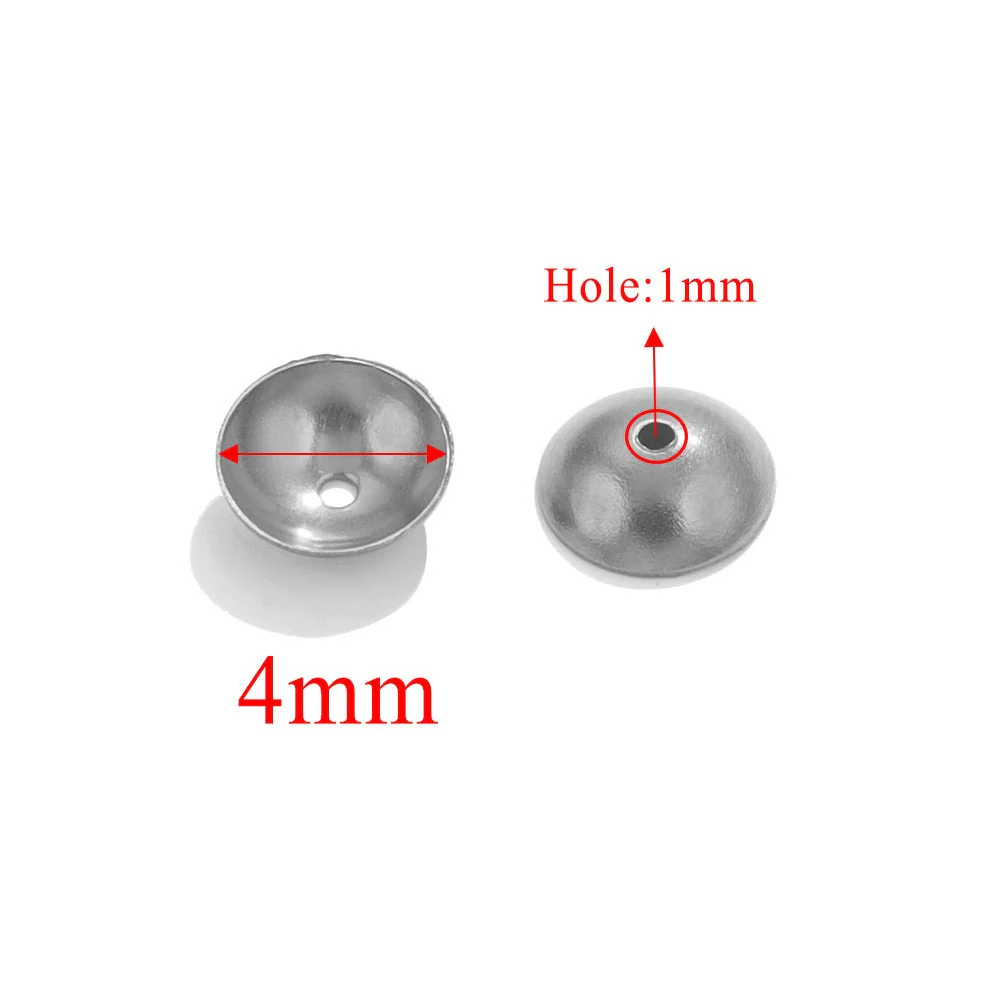 Stainless Steel Round Bead Cap Gasket Beads With Totem Pattern Electroplated For Jewelry Making - Image 10
