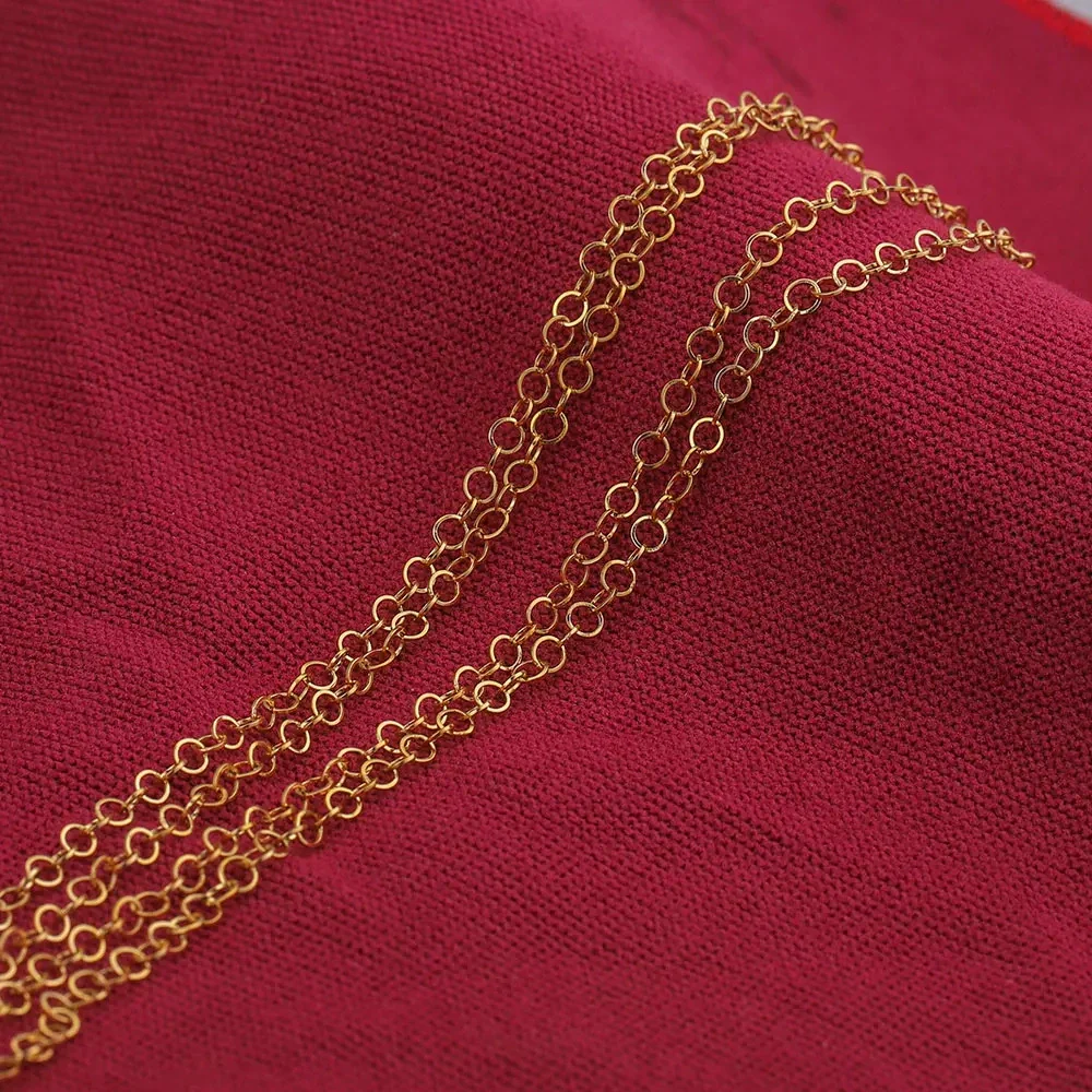 Stainless Steel Round Cross Chain Hiphop Totem Pattern Handmade Jewelry Making Supplies Chain Necklace Bracelet With Electroplating - Image 3