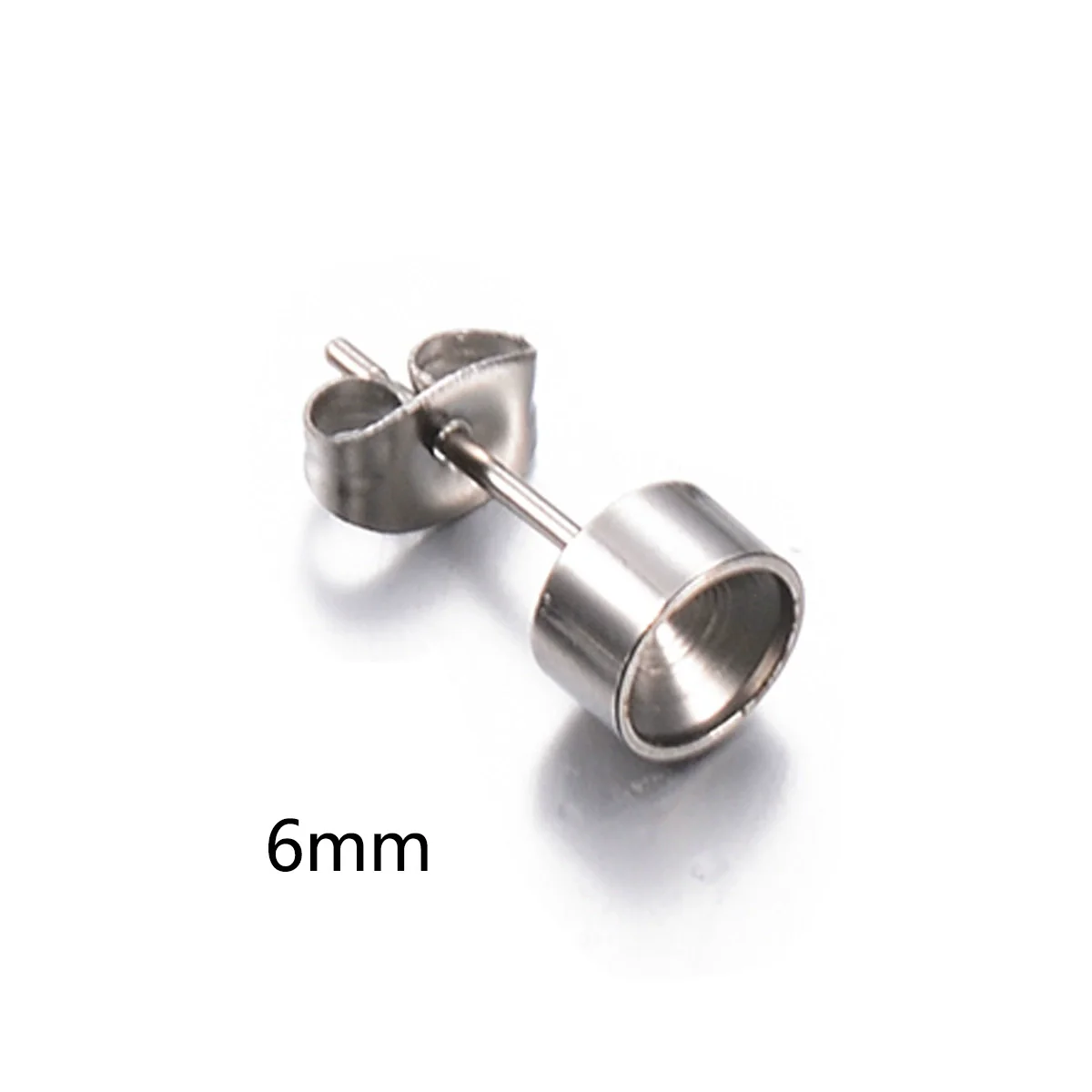 Stainless Steel Round Diamond Earrings Set With Electroplating Treatment Jewelry Accessories - Image 9