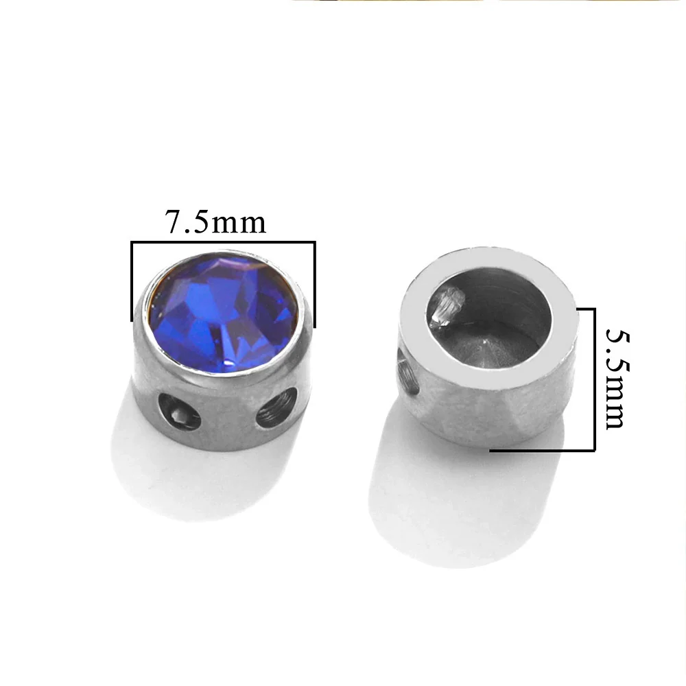 Stainless Steel Round Loose Beads For Diy Jewelry Accessories Electroplated Bracelet Beads - Image 10
