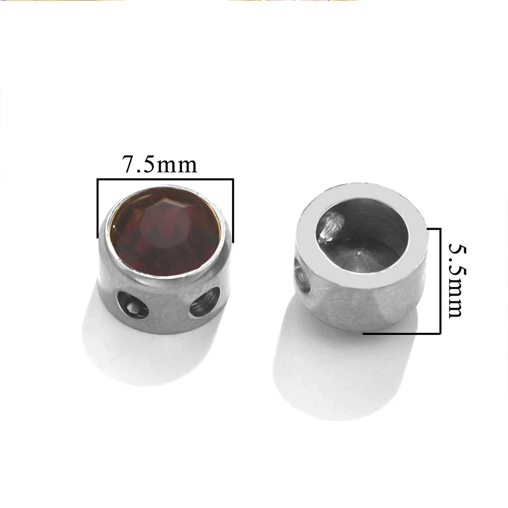 Stainless Steel Round Loose Beads For Diy Jewelry Accessories Electroplated Bracelet Beads - Image 11